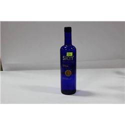 750ML BOTTLE OF SKYY INFUSIONS CITRUS VODKA 35%