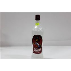 750ML BOTTLE OF RUSSIAN PRINCE VODKA 40%