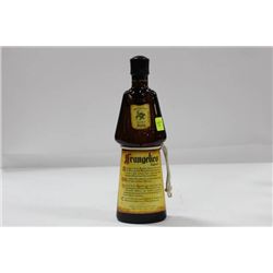 750ML BOTTLE OF FRANGELICO LIQUOR 20%