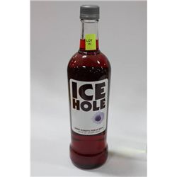 750ML BOTTLE OF ICE HOLE CHERRY SCHNAPPS 20%