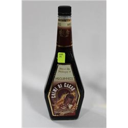 750ML BOTTLE OF MCGUINNESS CREME DE CACAO 15%