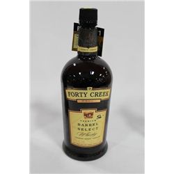 1.75L BOTTLE OF FORTY CREEK WHISKEY 40%