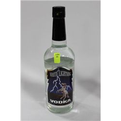 750ML BOTTLE OF WHITE LIGHTNING VODKA 40%