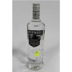750ML BOTTLE OF SMIRNOFF COCONUT VODKA 35%
