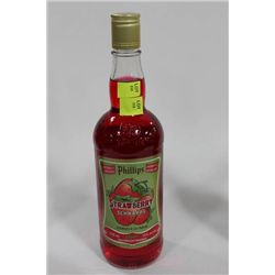 750ML PHILLIPS 15% ACH. SCHNAPPS STRAWBERRY