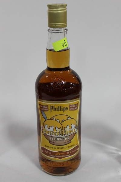750ML PHILLIPS 15% ACH. SCHNAPPS BUTTER RIPPLE