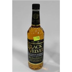 750ML BOTTLE OF BLACK VELVET WHISKY 40%