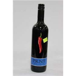750ML BOTTLE OF P.K.N.T. SHIRAZ RED WINE 13.5%