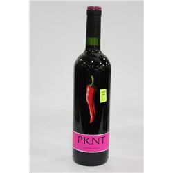 750ML BOTTLE OF P.K.N.T. CARMENERE RED WINE 13.5%