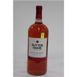 1.5L BOTTLE OF SUTTER HOME WHITE ZINFANDEL 9.5%