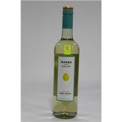 750ML BOTTLE OF NAKED GRAPE PINOT GRIGIO