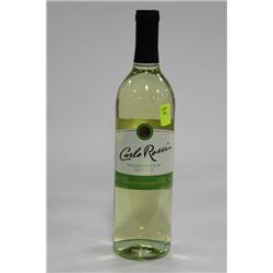 750ML BOTTLE OF CARLO ROSSI WHITE WINE 9.5%