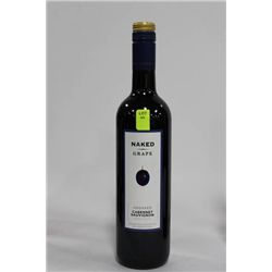 750ML BOTTLE OF NAKED GRAPE CABERNET SAUVIGNON