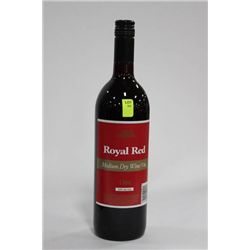 1LT BOTTLE OF ROYAL RED DRY WINE 14%