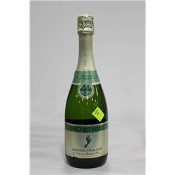 750ML BOTTLE OF BAREFOOT BUBBLY MOSCATO SPUMANTE
