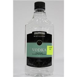 375ML BOTTLE OF HIGHWOOD VODKA 40%