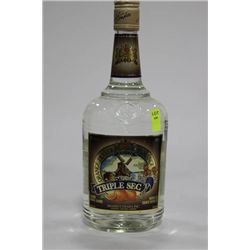 750ML BOTTLE OF TRIPLE SEC ORANGE LIQUEUR 23%