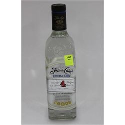 750ML BOTTLE OF FLOR DE CANA WHITE RUM 40%