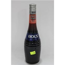 750ML BOTTLE OF BOLS CHERRY BRANDY LIQUEUR 24%
