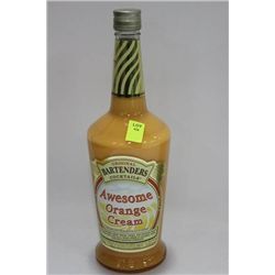 750ML BOTTLE OF BARTENDERS AWESOME ORANGE CREAM