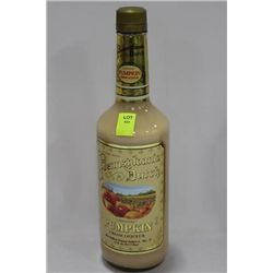 750ML BOTTLE OF PENNSYLVANIA DUTCH PUMPKIN CREAM