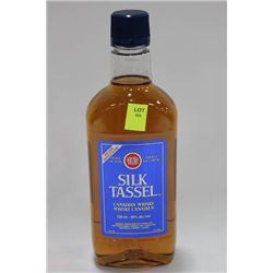 750ML BOTTLE OF SILK TASSLE CANADIAN WHISKEY 40%
