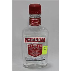 200ML BOTTLE OF SMIRNOFF VODKA X47
