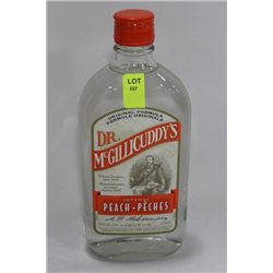 375ML BOTTLE OF DR.MCGILLICUDDYS PEACH LIQUEUR 24%