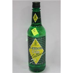 750ML BOTTLE OF GILBEYS LEMON GIN 27%