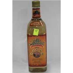 750ML BOTTLE OF ALMO GOLD TEQUILA 40%