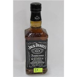 375ML BOTTLE OF JACK DANIELS WHISKEY 40%