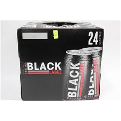 24 CANS OF BLACK LABEL 5% BEER