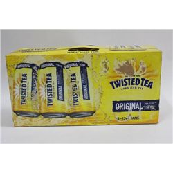 CASE OF 18 TWISTED TEA HARD ICE TEA 5%