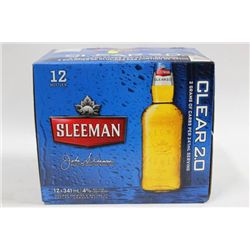 CASE OF 12 SLEEMAN BEER BOTTLES 4%