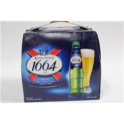CASE OF 12 1664 KROMENBOURG BEER BOTTLES 5%