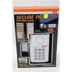 NEW SECURE PRO WIRELESS/BATTERY OPERATED
