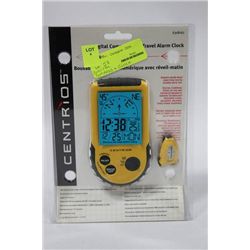 CENTRIOS DIGITAL COMPASS W TRAVEL ALARM CLOCK