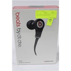 BEATS BY DR. DRE BLACK IN EAR HEADPHONES