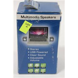 USB POWERED MULTIMEDIA  SPEAKERS WITH
