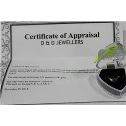 LADIES DINNER RING 10KT YELLOW GOLD