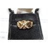 Image 2 : UNISEX 14K YELLOW GOLD CUSTOM MADE PUZZLE RING