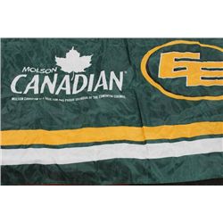 MOLSON CANADIAN/EDMONTON ESKIMO LARGE FLAG