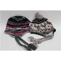 PK OF 2 LADIES NORDIC HATS