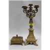 Image 1 : 5 TIER CANDLE HOLDER IN BRONZE W / MACHING BOX