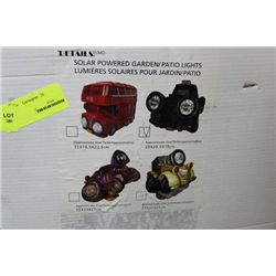 NEW SOLAR POWERED GARDEN/PATIO LIGHT X2
