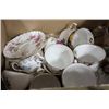 Image 1 : ESTATE BOX OF ENGLISH CUP AND SAUCER SETS