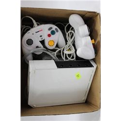 BOX W/ Wii, CORDS, 2 REMOTES & SUPER SMASHBROS