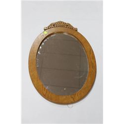WOOD FRAMED MIRROR