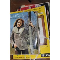 ESTATE BOX OF VINTAGE CRAFT BOOKS