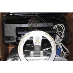 ESTATE BOX W COMP MONITOR/PRINTER AND ACCESSORIES